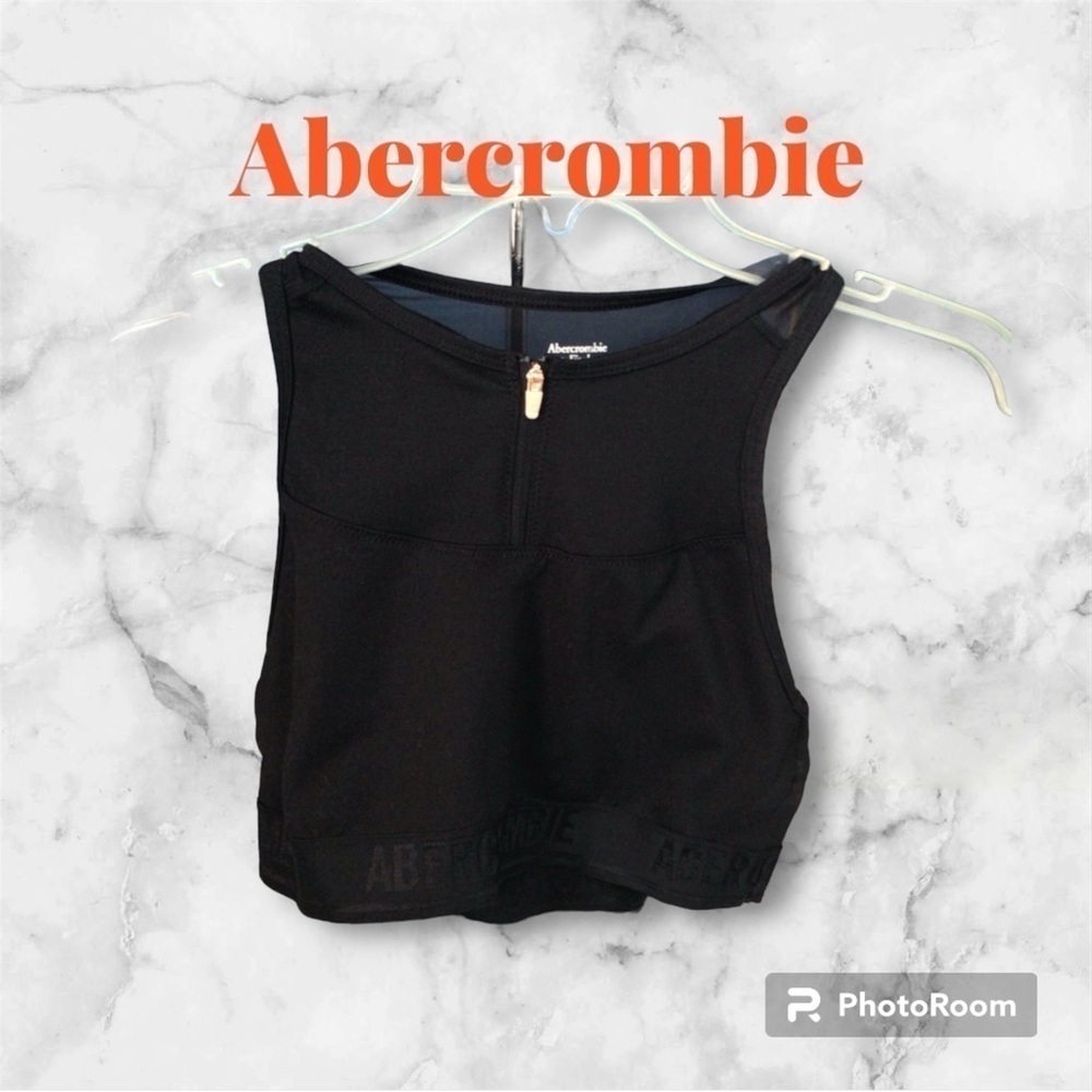Abercrombie & Fitch Black Sports Top